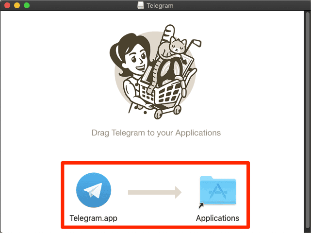 Telegram_インストール