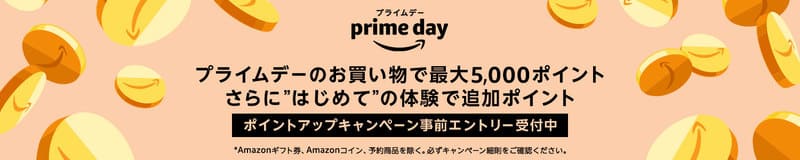 Amazon Prime Day【ポイントアップキャンペーン】プライムデー限定のチャンス