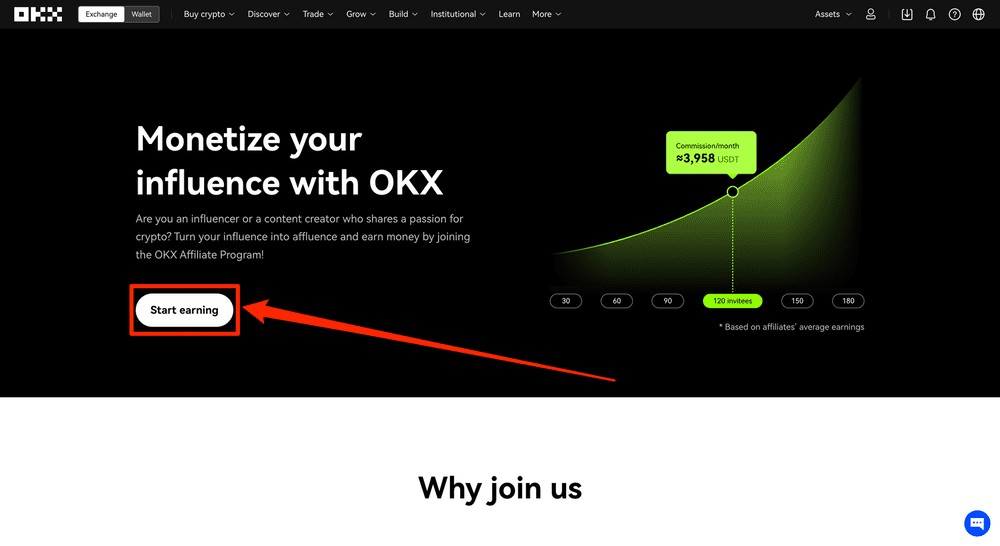 OKX取引所のアフィリエイトのやり方・始め方