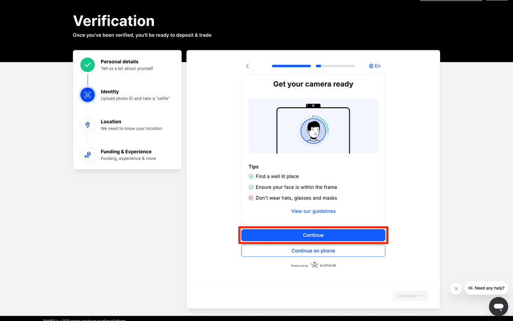 BitMEXのKYCのやり方